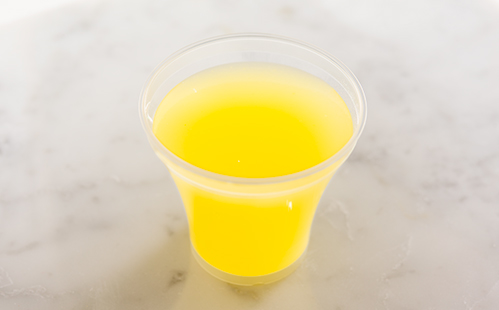 三宝柑のカップゼリー